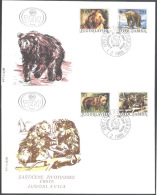 YUGOSLAVIA - JUGOSLAVIA  - WWF - BEEARS  - FDC - 1988 - Lettres & Documents