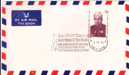 Special Cover On World Environment Day 1980, Conservation For Sustainable Development-kolkata-1980, Penguine - Covers