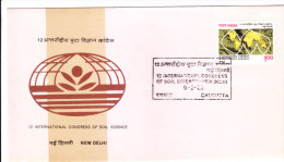 Special Cover On 12th International Congress Of Soil Science From Kolkata On 08.02.1982 - Briefe