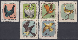 Bulgaria 1961 Birds Mi#1217-1222 Mint Hinged - Ungebraucht