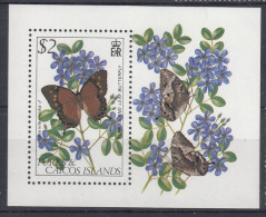Turks And Caicos Islands Butterfly 1982 Mi#Block 35 Mint Never Hinged - Turks- En Caicoseilanden