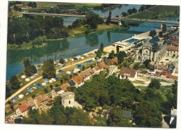 Pont-de-L´Arche (27) :Vue Aérienne Générale Du Quartier Du Camping ´Eure Eet Seine" En 1982(animé)  PF. - Pont-de-l'Arche