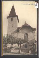 DISTRICT DE LAVAUX /// LUTRY - EGLISE - B ( COIN HAUT DROIT COUPE ) - Lutry