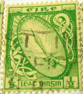 Ireland 1922 Sword Of Light 0.5d - Used - Usati