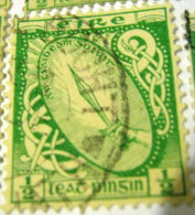 Ireland 1922 Sword Of Light 0.5d - Used - Used Stamps