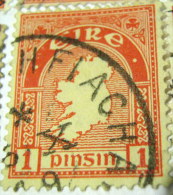 Ireland 1922 Map Of Ireland 1d - Used - Usati