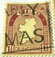 Ireland 1922 Map Of Ireland 1.5d - Used - Used Stamps