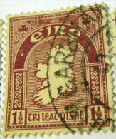 Ireland 1922 Map Of Ireland 1.5d - Used - Used Stamps