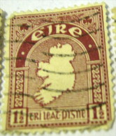 Ireland 1922 Map Of Ireland 1.5d - Used - Used Stamps