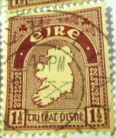 Ireland 1922 Map Of Ireland 1.5d - Used - Used Stamps