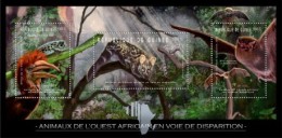 Guinea. 2012 Birds,  Animals. (218a) - Chauve-souris