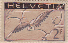 SUISSE PA15 2F BRUN FONCE ET BRUN ROUGE FILGRANE B - Unused Stamps