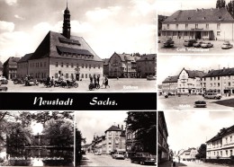 NEUSTADT IN SACHSEN (Kreis Sebnitz) - Rathaus. Café “Wochenpost”. Markt. Stadtpark Mit Feierabendheim. Bahnh - Sebnitz