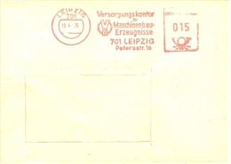 DDR Leipzig AFS 1975 Versorgungskontor Für Maschinenbau-Erzeugnisse - Franking Machines (EMA)