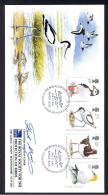 RB 949 - 1989 Signed GB First Day Cover FDC - Birds With Sandy Special Cancel - Frank Muir Autograph - 1981-1990 Decimal Issues