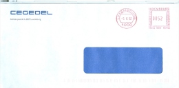 Luxemburg Poststempel 2002 Cegedel - Máquinas Franqueo (EMA)