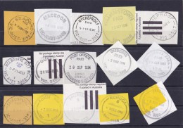 Australia - Circular Postmarks Of Victoria, Small Collection - Bolli E Annullamenti
