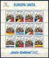 1993 -  Italia - Italy - Sass. Bf 16 - Mint - MNH - Europa Unita - Blocs-feuillets