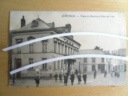 QUIEVRAIN _ Place Du Marché Et Hotel De Ville    1916 - Quievrain