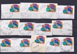 Australia 1997 Wetland Birds 45c Kingfisher  - Postmark Collection Of 24, 2 Scans - Marcophilie