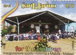 2013 San Marino - Inaugurazione Scuola Materna A Matola - Malawi - Usados