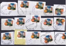 Australia 1997 Wetland Birds 45c Jacana  - Postmark Collection Of 29, 2 Scans - Marcophilie