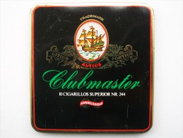 Scatola In Latta Di Sigari CLUBMASTER  (CIGAR CIGARRO) - Contenitori Di Tabacco (vuoti)