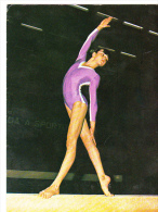 Romania Old Uncirculated Postcard - Gymnastics - Lenuta Rus - Ginnastica