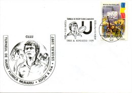 ROUMANIE. Enveloppe Commémorative De 1989. Tournoi De Rugby Florica Murariu. - Rugby