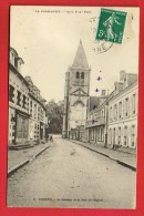 Orne - LONGNY AU PERCHE - Le Clocher Et La Rue De L'Église - Longny Au Perche