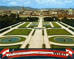 Wien - Blick Vom Oberen Belvedere - Vienna Center