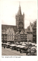 CPSM 9X14 . ALLEMAGNE . TRIER . Marché . Ets P.  Kochan , Damen Hüte , Juwelen  Ferd Frere , Pelz Maren Schirme - Trier