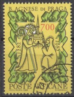 PIA  -  VATICANO  - 1982 -  700°  Della Morte Della  Beata Agnese  Di  Praga  -  (SAS  708-09) - Used Stamps