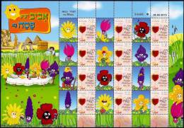 ISRAEL 2013 - Passover And Spring - Happy Holidays - Generic Sheet - MNH - Judaika, Judentum