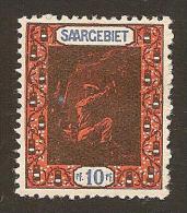 Saargebiet Michel Nr.  54 Mit Plattenfehler II (?) - Sauberer Erstfalz   - Bitte Lesen - Unused Stamps