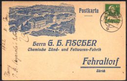 Fehraltorf Postkarte Fischer Bettwaren - Fehraltorf