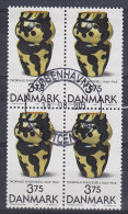 Denmark 1996 Mi. 1136    3.75 Kr Thorvald Bindesbøll Architect & Designer 4-Block !! - Blokken & Velletjes