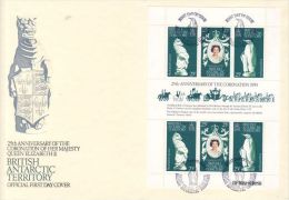 BRITISH ANTARCTIC TERRITORY 1978 SILVER JUBILEE  FDC - FDC