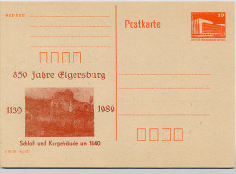 DDR P86II-21-89 C54  Postkarte Privater Zudruck ELGERSBURG 1989 - Privé Postkaarten - Ongebruikt