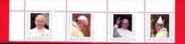 NUOVO - VATICANO - 2013 - Inizio Pontificato Papa Francesco - 0.70 - 0.85 - 2.00 - 2.50 - Serie Completa - Angolo - Unused Stamps