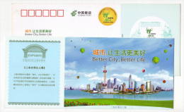 Expo Thematics,Better City,Better Life,Balloon,China 2010 Shanghai World Exposition Advertising Pre-stamped Card - 2010 – Shanghai (Chine)