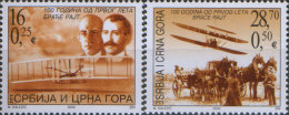 SERBIA And MONTENEGRO 2003 100 Years From Wright Brothers’ First Flight Set MNH - Nuovi