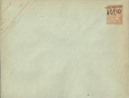 FRANCE – LARGE NEW PRE-STAMPED ENVELOPE  OF 15 C OVERPRINTED TAXE REDUITE A 0,10 SIZE 14,5 X 11  CM APPR REWRLDFR ON LE - Standard Covers & Stamped On Demand (before 1995)