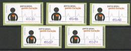 Portugal ATM E-Post Timbres Distributeurs Cardiologie Santé 2005 Cardiology Health - Timbres De Distributeurs [ATM]