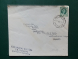 37/048   LETTRE 1954 TO GERMANY - Rhodesië & Nyasaland (1954-1963)