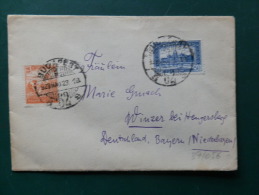 37/056   LETTRE POUR ALLEMAGNE  1923 - Postmark Collection