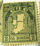 Ireland 1922 Map Of Ireland 2d - Used - Used Stamps