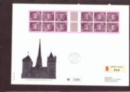 SUISSE, 1976. Geneva, Kherdruck Mit Zwishensteg, FDC, Registered,  Numbered - Tête-bêche