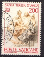 PIA  -  VATICANO  - 1982 -  400°  Della Morte Di  Santa  Teresa D´ Avila  -  (SAS  713-15) - Used Stamps