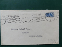 37/079      LETTRE POUR CZECHOSL. - Lettres & Documents